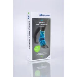 Bauerfeind Sprunggelenkbandage Dynamic Blau/lime - 1 Stück -Yonex Verkaufsgeschäft BauerfeindSports ankle support dynamic packaging web 1200x1200 1