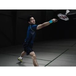 Bauerfeind Handgelenkbandage Blau/lime - 1 Stück -Yonex Verkaufsgeschäft BauerfeindSports wrist strap rivera badminton1 print 1200x1200 1