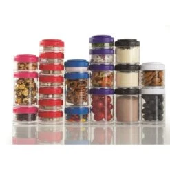 BlenderBottle Behälter GoStak 150ml Orange 2er -Yonex Verkaufsgeschäft BlenderBottle BGS Filled2 1200x1200 1