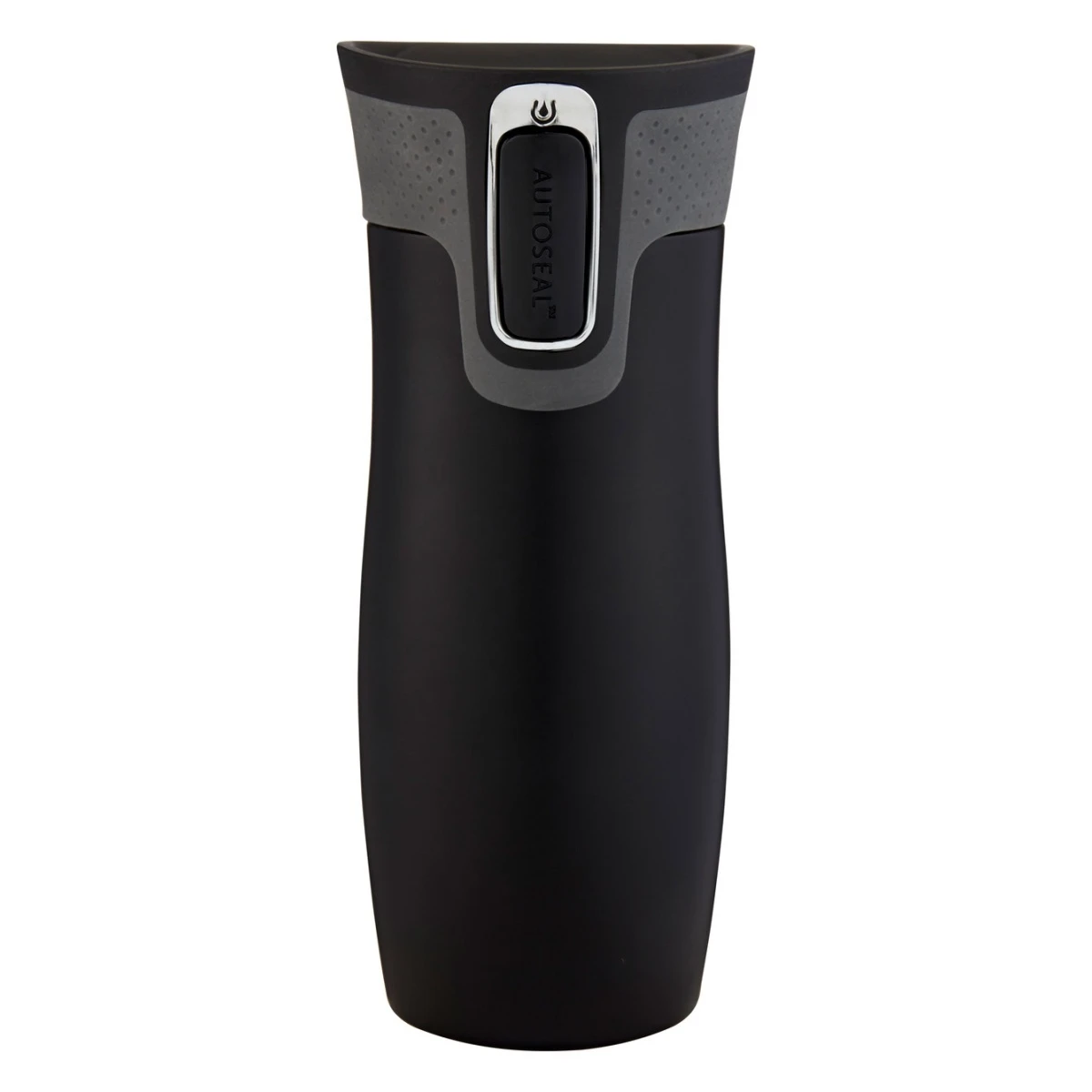 Contigo Thermotrinkflasche Autoseal West Loop Edelstahl 470ml (tropffrei, Hält Stundenlang Kalt/heiss) Schwarz Matt 2 Contigo Thermotrinkflasche Autoseal West Loop Edelstahl 470ml (tropffrei, Hält Stundenlang Kalt/heiss) Schwarz Matt – Bild 2