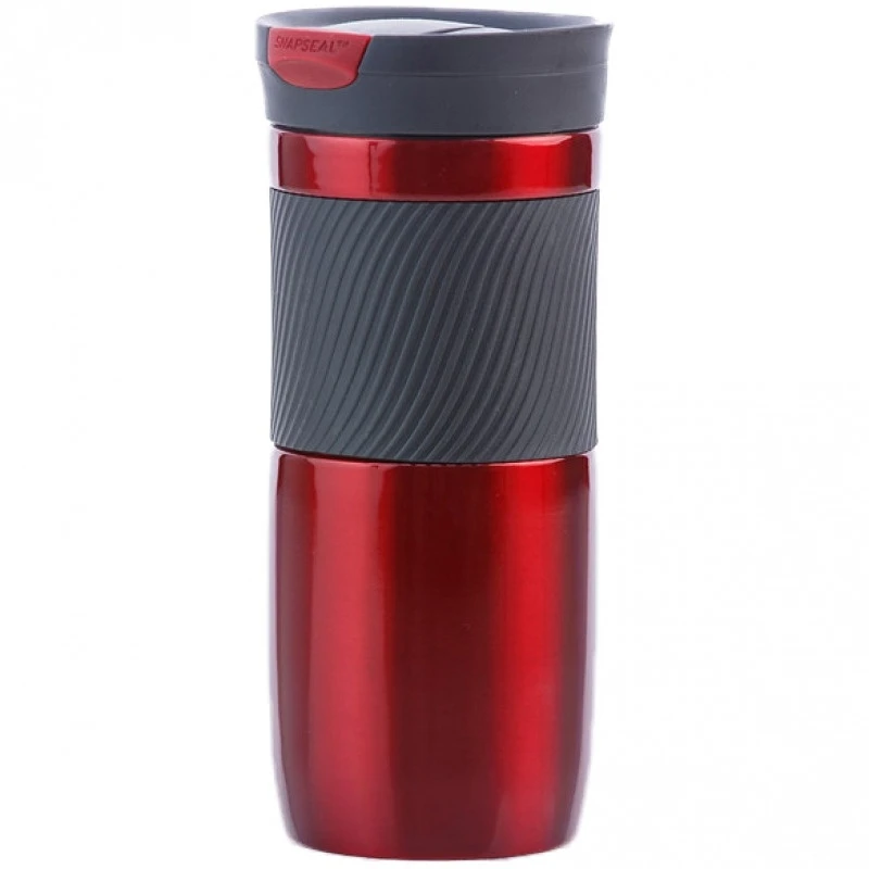 Contigo Trinkflasche Byron Snapeal Thermo Edelstahl 470ml Rot 2 Contigo Trinkflasche Byron Snapeal Thermo Edelstahl 470ml Rot – Bild 2