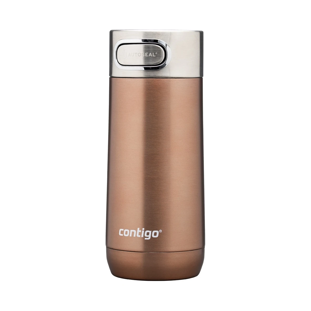 Contigo Thermotrinkflasche Luxe Autoseal Edelstahl 360ml (hält Stundenlang Kalt/heiss) Bronze 5 Contigo Thermotrinkflasche Luxe Autoseal Edelstahl 360ml (hält Stundenlang Kalt/heiss) Bronze – Bild 5