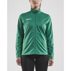 Craft Sport-Trainingsjacke Squad - Ohne Seitentaschen, Bequeme Und Funktionell - Grün Damen