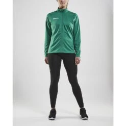 Craft Sport-Trainingsjacke Squad - Ohne Seitentaschen, Bequeme Und Funktionell - Grün Damen -Yonex Verkaufsgeschäft Craft 1908106 651000 Squad20Jacket 3 1000x1000 1