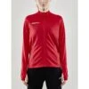 Craft Trainingsjacke Evolve Full Zip - Strapazierfähige Mid-Layer-Jacke Aus Stretchmaterial - Rot Damen