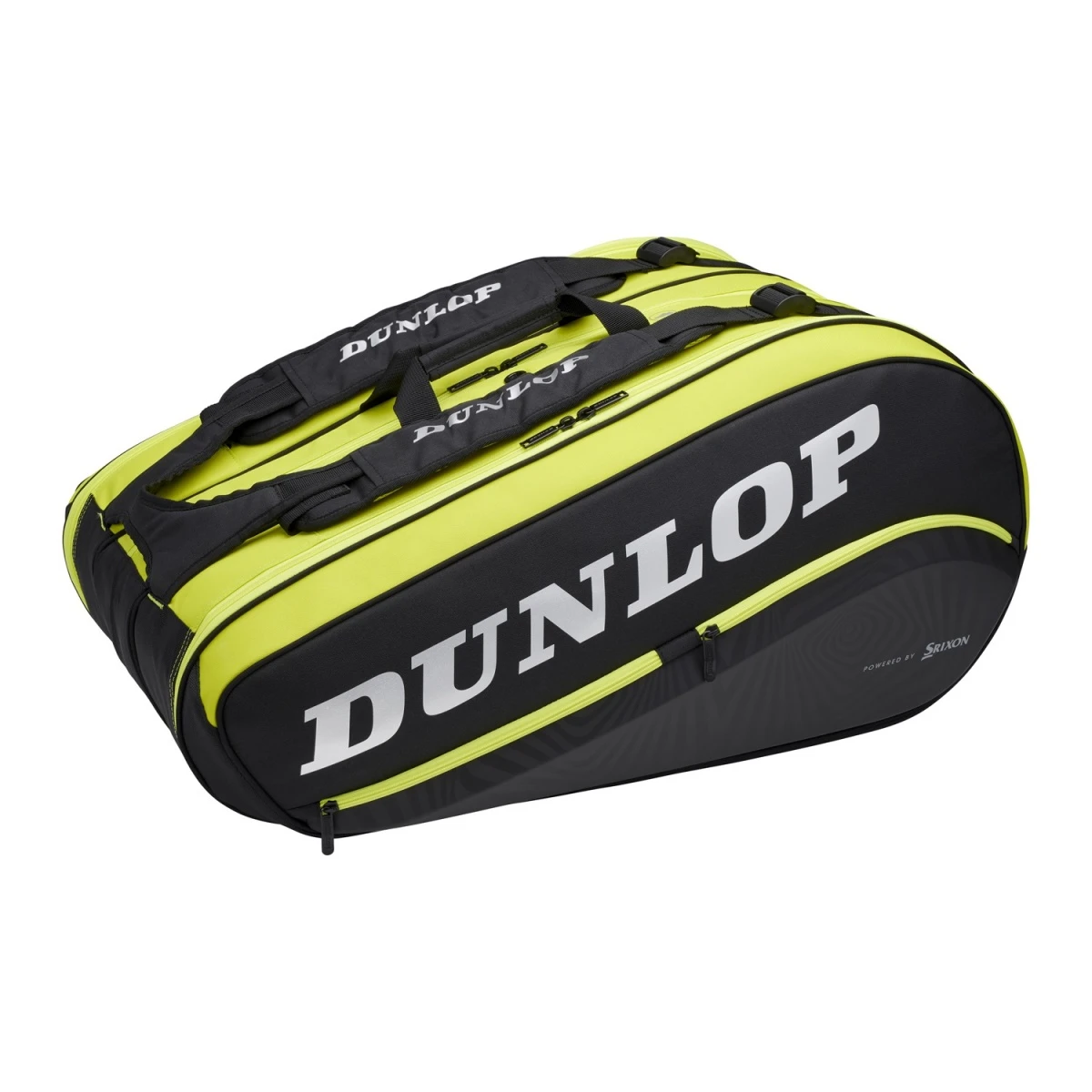 Dunlop Tennis-Racketbag Srixon SX Performance (Schlägertasche, 3 Hauptfächer, Thermofach) Schwarz/gelb 12er 1 Dunlop Tennis-Racketbag Srixon SX Performance (Schlägertasche, 3 Hauptfächer, Thermofach) Schwarz/gelb 12er