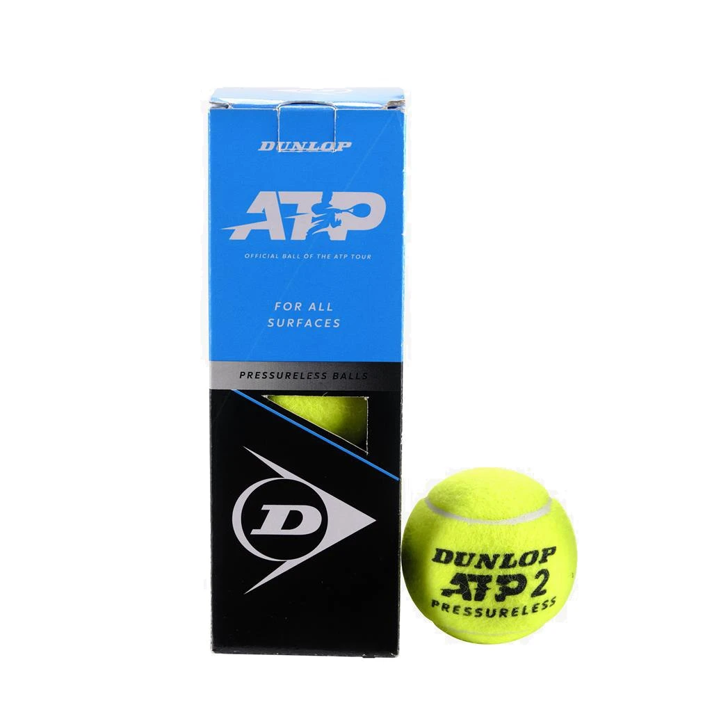 Dunlop Tennisbälle ATP (drucklos, Strapazierfähig, Langlebig) Dose 3er 1 Dunlop Tennisbälle ATP (drucklos, Strapazierfähig, Langlebig) Dose 3er
