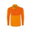 Erima Sport-Langarmshirt Six Wings Trainingstop (100% Polyester, Stehkragen, 1/2 Zip) Orange Jungen
