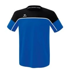 Erima Sport-Tshirt Change (100% Rec. Polyester, Leicht, Schnelltrocknend) Royalblau/schwarz Herren