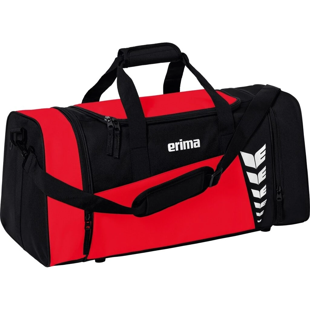 Erima Sporttasche Six Wings (Gr. L, 76 Liter, 70x32x34cm) Rot/schwarz 1 Erima Sporttasche Six Wings (Gr. L, 76 Liter, 70x32x34cm) Rot/schwarz