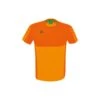 Erima Sport-Tshirt Six Wings (100% Polyester, Schnelltrocknend, Angenehmes Tragegefühl) Orange Herren