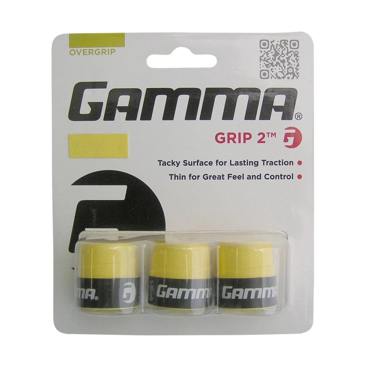 Gamma Overgrip Grip 2 0.4mm Gelb 3er 1 Gamma Overgrip Grip 2 0.4mm Gelb 3er