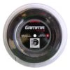 Gamma Tennissaite Moto (Haltbarkeit+Spin) Schwarz 200m Rolle