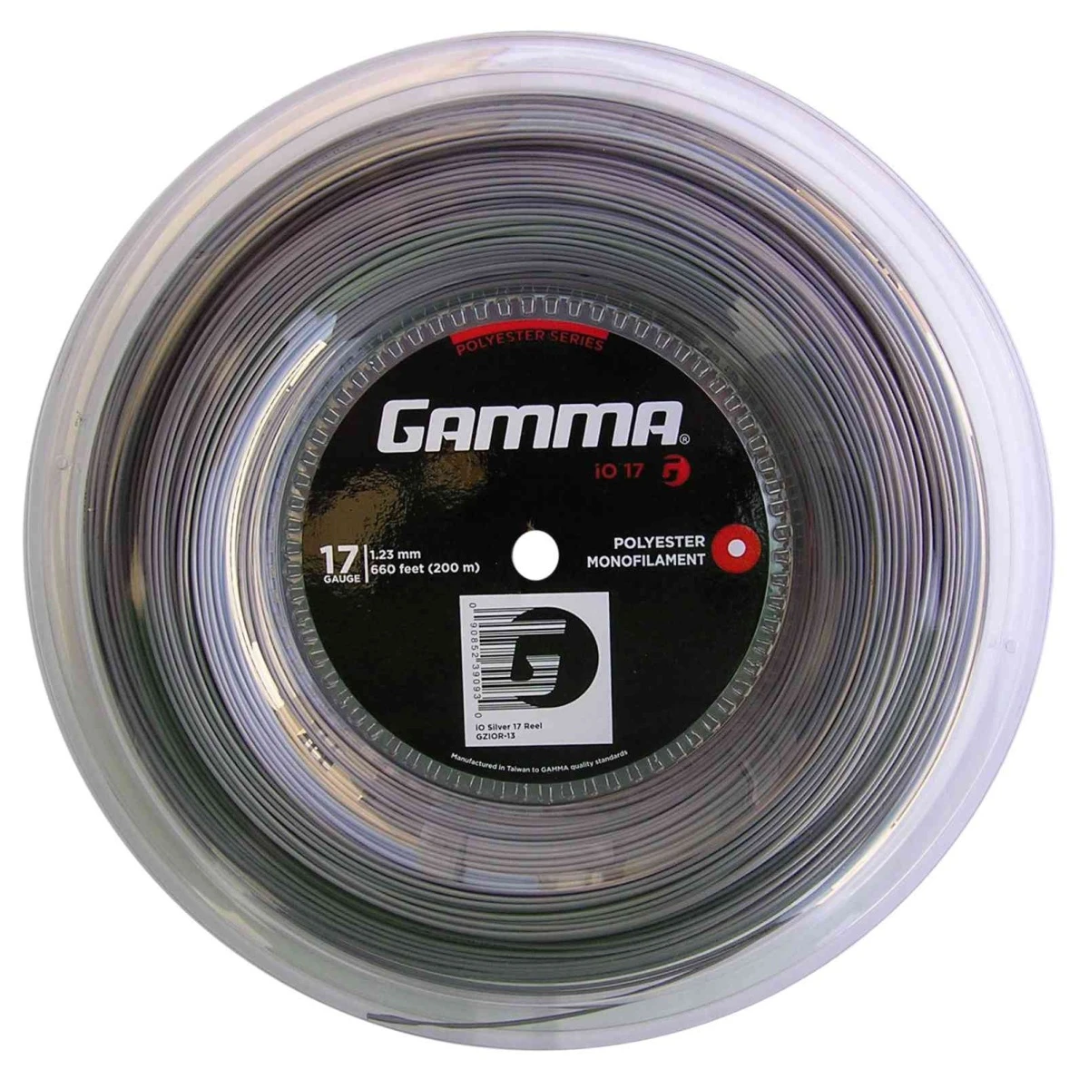 Gamma Tennissaite IO (Haltbarkeit+Power) Silber 200m Rolle 1 Gamma Tennissaite IO (Haltbarkeit+Power) Silber 200m Rolle