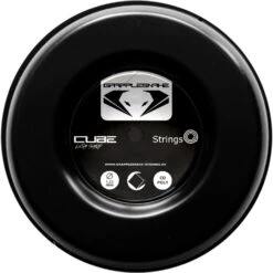 Grapplesnake Tennissaite Cube Extra Sharp 1.23 (Haltbarkeit+Spin) Schwarz 200m Rolle