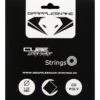 Grapplesnake Tennissaite Cube Extra Sharp 1.23 (Haltbarkeit+Spin) Schwarz 12m Set