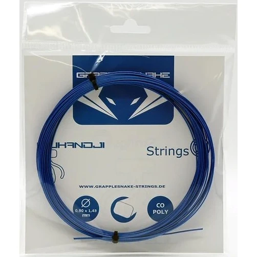 Grapplesnake Tennissaite Irukandji (Haltbarkeit+Spin) Blau 12m Set 1 Grapplesnake Tennissaite Irukandji (Haltbarkeit+Spin) Blau 12m Set