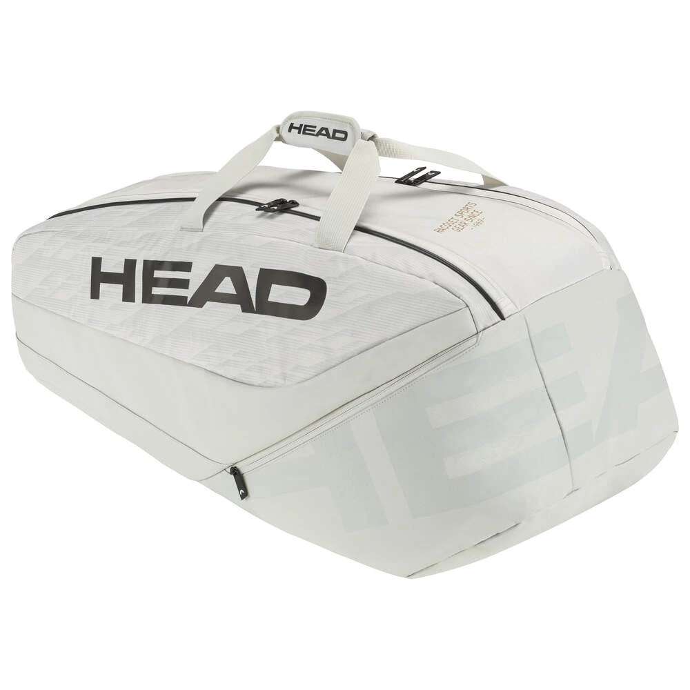 Head Tennis-Racketbag Pro X Racquet Bag L (Schlägertasche, 2 Hauptfächer) 2023 Corduroy Weiss 9er 1 Head Tennis-Racketbag Pro X Racquet Bag L (Schlägertasche, 2 Hauptfächer) 2023 Corduroy Weiss 9er