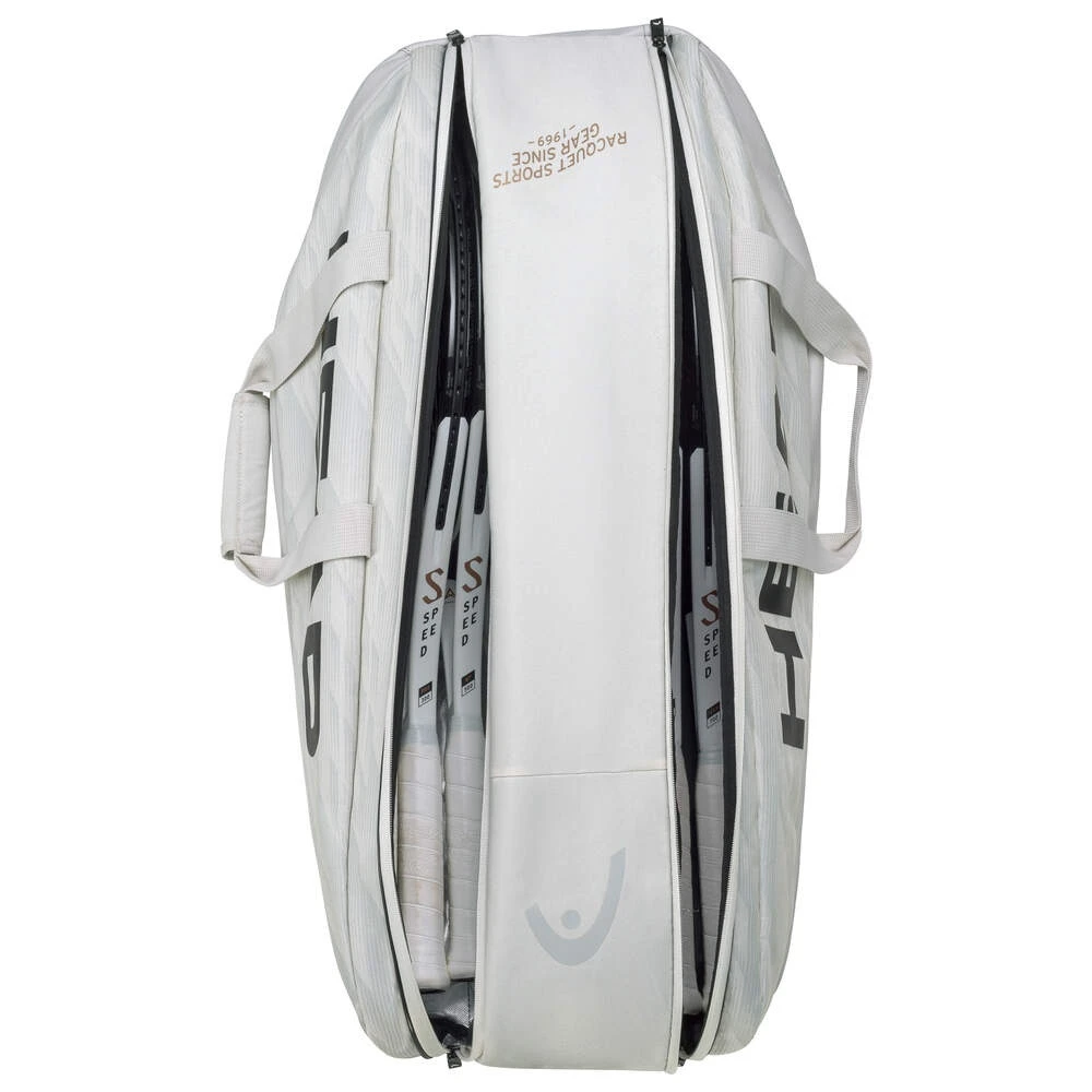 Head Tennis-Racketbag Pro X Racquet Bag L (Schlägertasche, 2 Hauptfächer) 2023 Corduroy Weiss 9er 3 Head Tennis-Racketbag Pro X Racquet Bag L (Schlägertasche, 2 Hauptfächer) 2023 Corduroy Weiss 9er – Bild 3