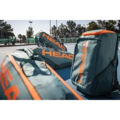 Head Tennis-Racketbag Pro Racquet Bag XL (Schlägertasche, 3 Hauptfächer) 2023 Cyangrün/orange 12er -Yonex Verkaufsgeschäft Head 260203 DYFO Pro Racquet Tasche 2 1000x1000 1