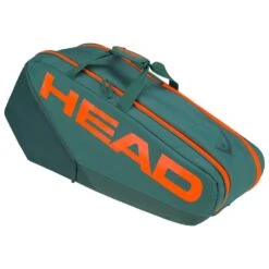 Head Tennis-Racketbag Pro Racquet Bag M (Schlägertasche, 2 Hauptfächer) 2023 Cyangrün/orange 6er -Yonex Verkaufsgeschäft Head 260223 DYFO Pro Racquet Tasche 4 1000x1000 1