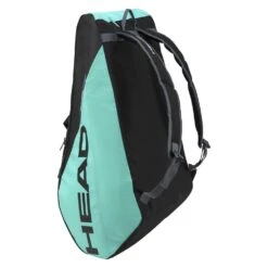 Head Tennis-Racketbag Tour Team (Schlägertasche, 3 Hauptfächer) Schwarz/mint 12R -Yonex Verkaufsgeschäft Head 283422 BKMI Tour Team Tasche 2 1000x1000 1