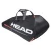 Head Racketbag Tour Team (Schlägertasche, 2 Hauptfächer) Schwarz/orange 9R