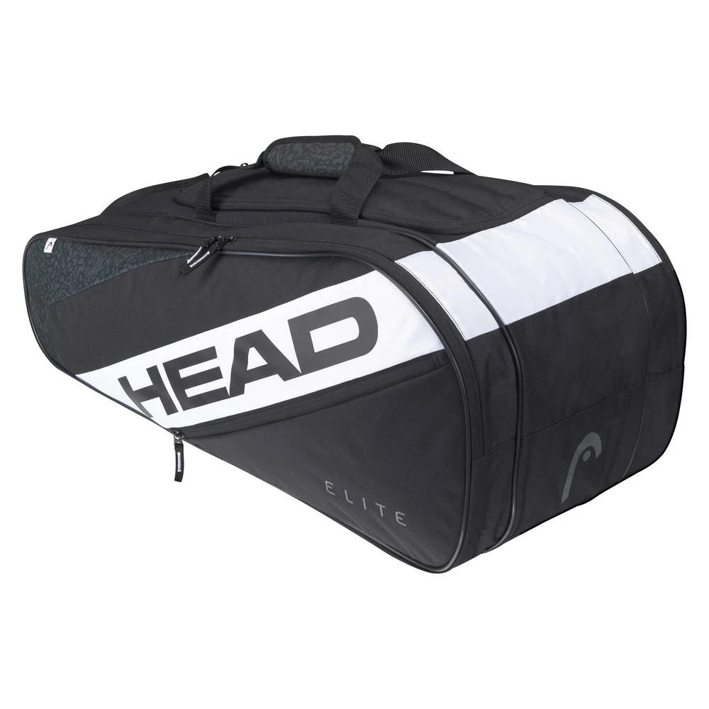 Head Tennis-Racketbag Elite Allcourt (Schlägertasche, 2 Hauptfächer) Schwarz/weiss 1 Head Tennis-Racketbag Elite Allcourt (Schlägertasche, 2 Hauptfächer) Schwarz/weiss