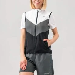 Head Tennisweste Club 2022 Vest (kühlendend, Schnelltrocknend) Dunkelblau Damen -Yonex Verkaufsgeschäft Head 814411 BK Weste Club 3 1000x1000 1