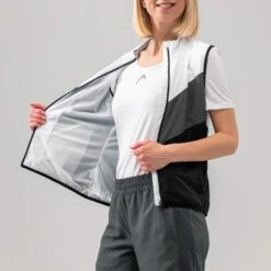 Head Tennisweste Club 2022 Vest (kühlendend, Schnelltrocknend) Dunkelblau Damen -Yonex Verkaufsgeschäft Head 814411 BK Weste Club 4 1000x1000 1