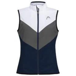 Head Tennisweste Club 2022 Vest (kühlendend, Schnelltrocknend) Dunkelblau Damen