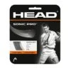 Head Tennissaite Sonic Pro (Haltbarkeit) Schwarz 12m Set