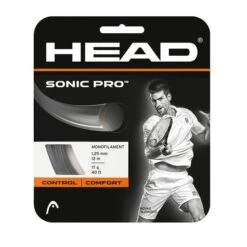 Besaitung Mit Tennissaite Head Sonic Pro (Haltbarkeit) Schwarz