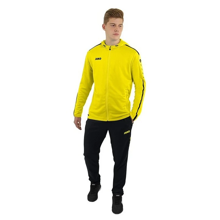 JAKO Kapuzenjacke Striker 2.0 Neongelb/schwarz Herren 5 JAKO Kapuzenjacke Striker 2.0 Neongelb/schwarz Herren – Bild 5