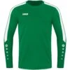 JAKO Sport-Langarmshirt Sweat Power (rec. Polyester, Hohe Bewegungsfreiheit) Grün Herren