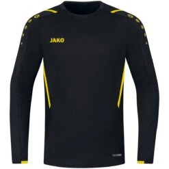 JAKO Langarmshirt (Sweat) Challenge - Optimale Bewegungsfreiheit - Schwarz/gelb Jungen