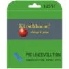 Besaitung Mit Tennissaite Kirschbaum ProLine Evolution (Haltbarkeit+Kontrolle) Blau