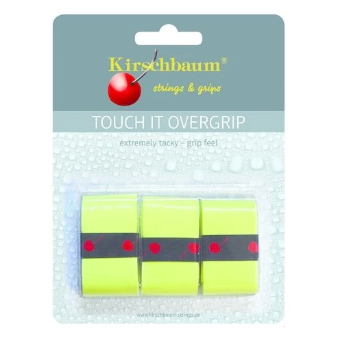 Kirschbaum Overgrip Touch It 0.5mm (extreme Griffigkeit) Gelb 3er 1 Kirschbaum Overgrip Touch It 0.5mm (extreme Griffigkeit) Gelb 3er