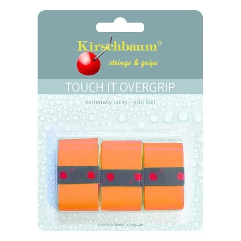 Kirschbaum Overgrip Touch It 0.5mm (extreme Griffigkeit) Orange 3er 1 Kirschbaum Overgrip Touch It 0.5mm (extreme Griffigkeit) Orange 3er