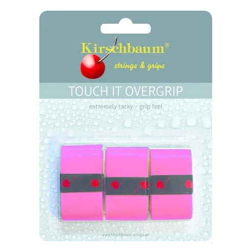 Kirschbaum Overgrip Touch It 0.5mm (extreme Griffigkeit) Pink 3er 1 Kirschbaum Overgrip Touch It 0.5mm (extreme Griffigkeit) Pink 3er