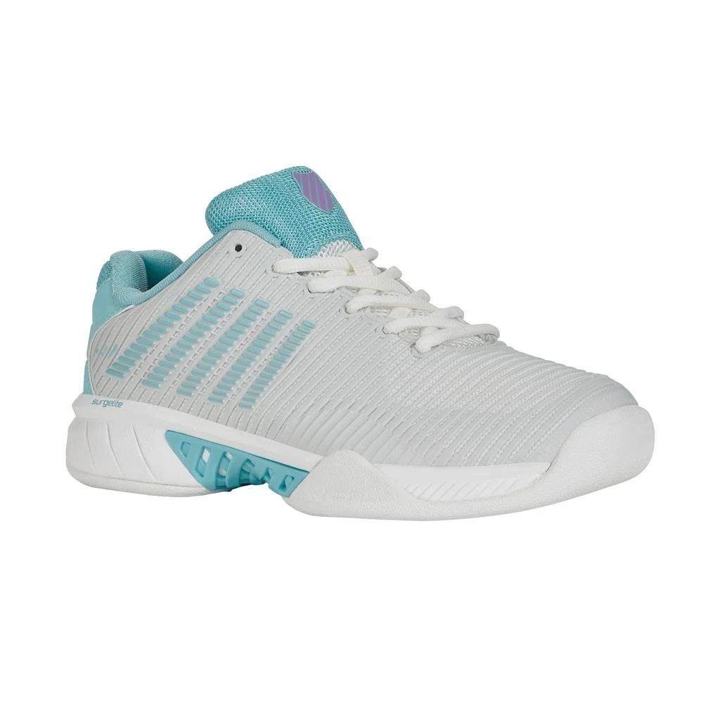 KSwiss Tennisschuhe Hypercourt Express 2 Indoor/Carpet/Teppich Weiss/blau Damen 1 KSwiss Tennisschuhe Hypercourt Express 2 Indoor/Carpet/Teppich Weiss/blau Damen