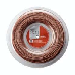 Luxilon Tennissaite Element Rough 1.30 (Haltbarkeit+Spin) Bronze 200m Rolle