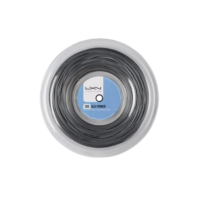 Luxilon Tennissaite Alu Power 1.30 (Haltbarkeitkeit+Power) Silber 220m Rolle 1 Luxilon Tennissaite Alu Power 1.30 (Haltbarkeitkeit+Power) Silber 220m Rolle