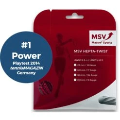 MSV Tennissaite Hepta Twist (Haltbarkeit+Spin) Rot 12m Set -Yonex Verkaufsgeschäft MSV20Hepta20Twist20Red2012m20No201 1120x1120 1