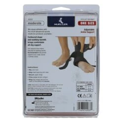 Mueller Fussgelenkschutz Basic Schwarz - Universalgröße - 5 Mueller Fussgelenkschutz Basic Schwarz - Universalgröße - -Yonex Verkaufsgeschäft MUELLER 42037 FUSSGELENK BASIC 3 1200x1200 1