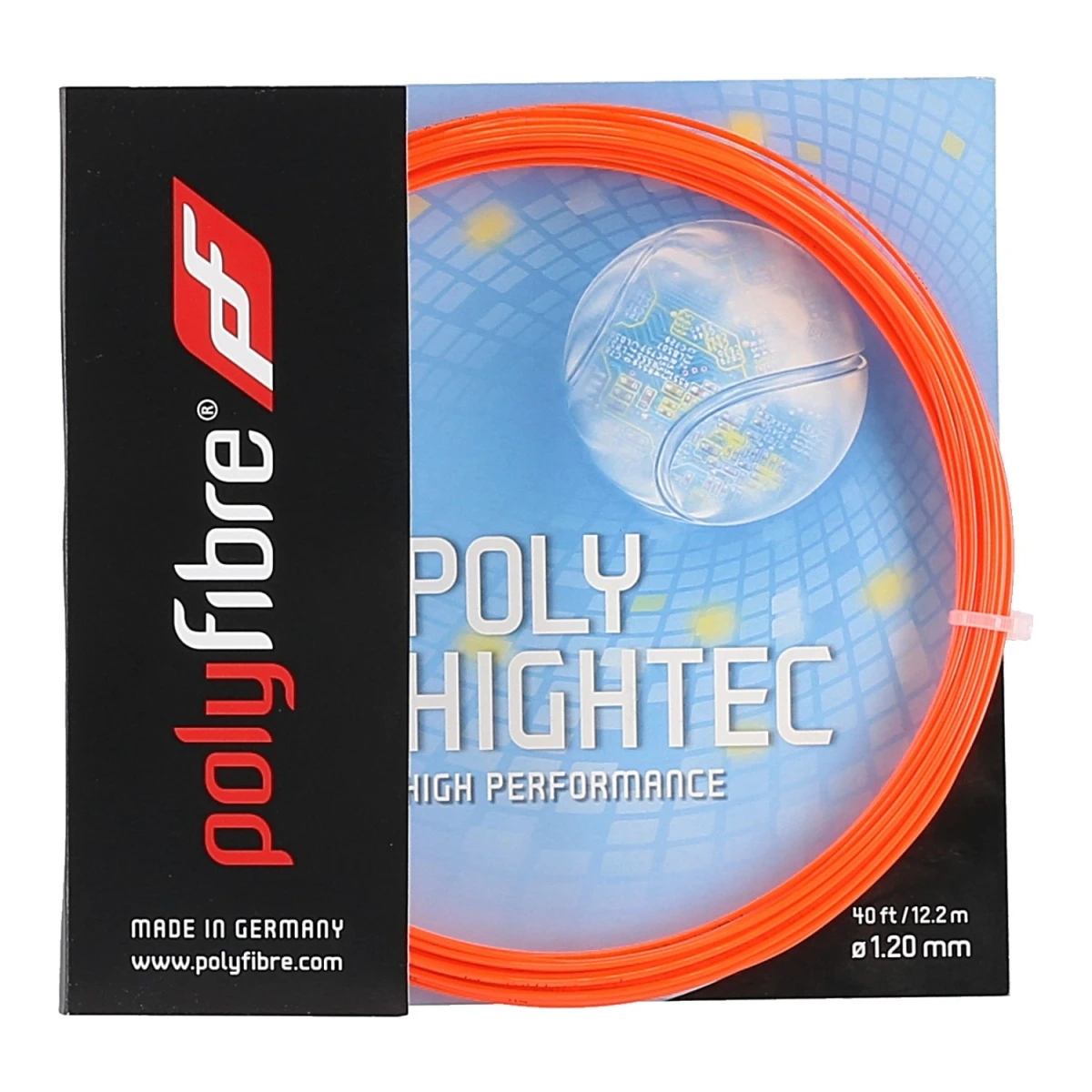 Polyfibre Tennissaite Poly Hightec Rot 12m Set 1 Polyfibre Tennissaite Poly Hightec Rot 12m Set