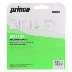 Prince Basisband Dura Perf+ 1.9mm (perforiert, Schweissabsorption) Schwarz - 1 Stück -Yonex Verkaufsgeschäft PRINCE 7H551020 GRIFFBAND DURA PERF PLUS 2 1200x1200 1