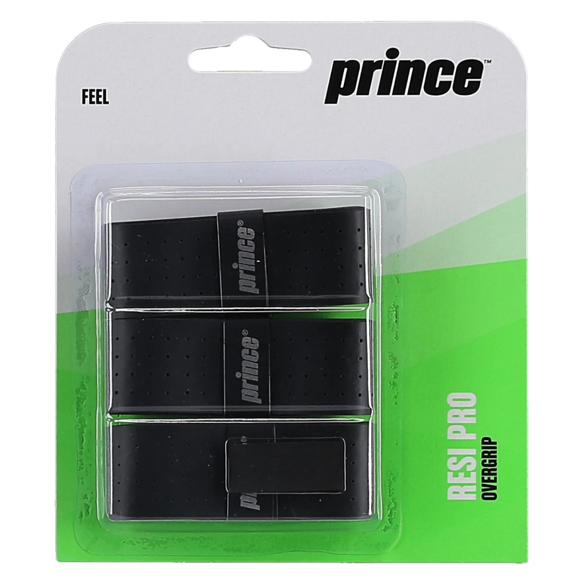 Prince Overgrip Resi Pro 0.6mm Schwarz - 3 Stück 1 Prince Overgrip Resi Pro 0.6mm Schwarz - 3 Stück