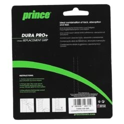 Prince Basisband Dura Pro+ 1.9mm (Griffigkeit+Schweissabsorbtion) Schwarz - 1 Stück -Yonex Verkaufsgeschäft PRINCE DURA pro PLUS schwarz 2 1200x1200 1