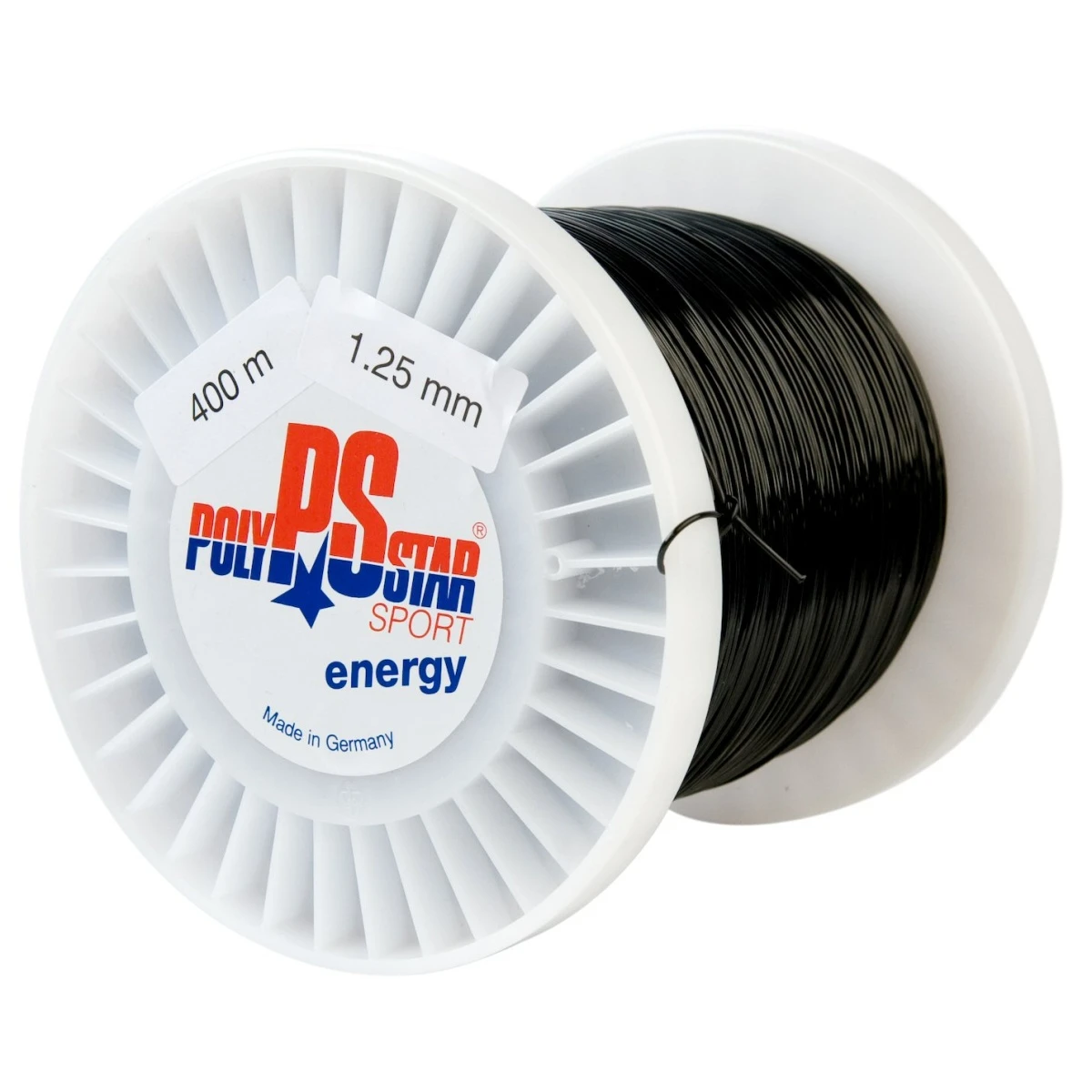 Polystar Tennissaite Energy (Haltbarkeit+Power) Schwarz 400m Rolle 1 Polystar Tennissaite Energy (Haltbarkeit+Power) Schwarz 400m Rolle